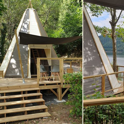 Uniek 5 personen - TIPI HOME 3bed 5pers - zonder badkamer - 34m2