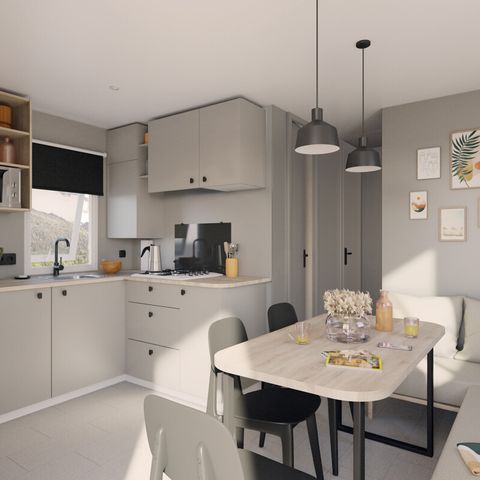 Stacaravan 6 personen - Prestige+ 3 sl.k. 6 pers - 31 m² - Frankrijk