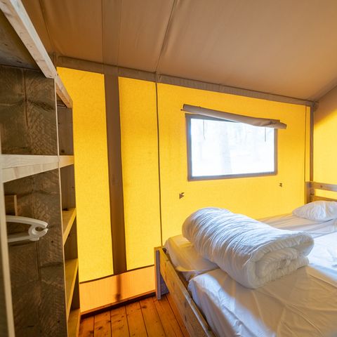 LODGE 6 personen - Ciela Nature Lodge tent - 2 slaapkamers - Ingerichte keuken - Badkamer