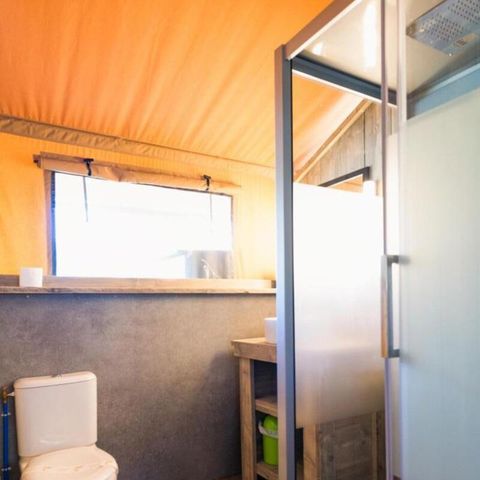 LODGE 6 personen - Ciela Nature Lodge tent - 3 slaapkamers - Ingerichte keuken - Badkamer