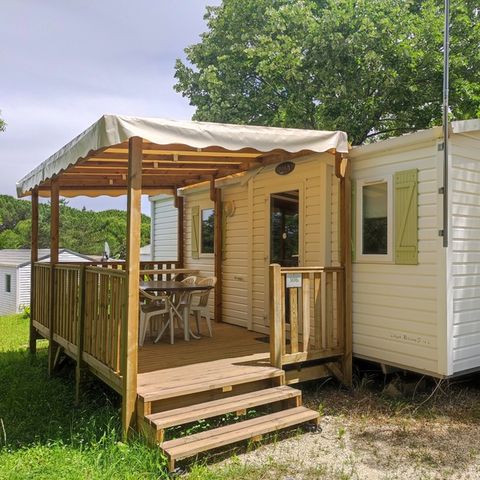Stacaravan 4 personen - Ciela Confort Compact - 2 slaapkamers