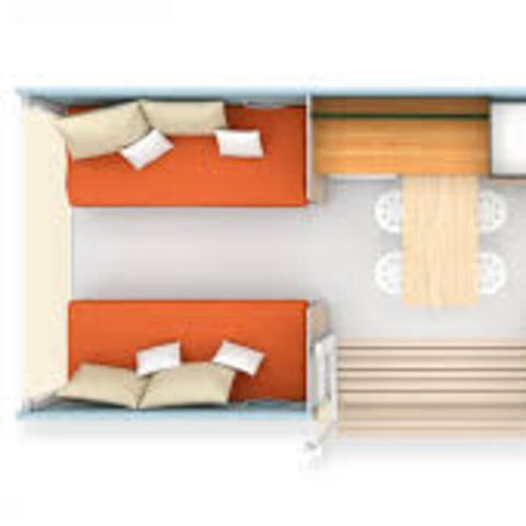 Tent 4 personen - Ciela Coco Sweet Tent - 2 slaapkamers (zonder sanitair)