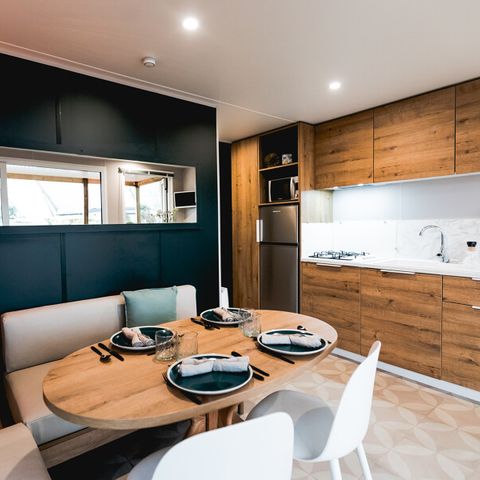 Stacaravan 4 personen - Ciela Privilège Bay - 2 slaapkamers - Uitzicht op het meer - barbecue