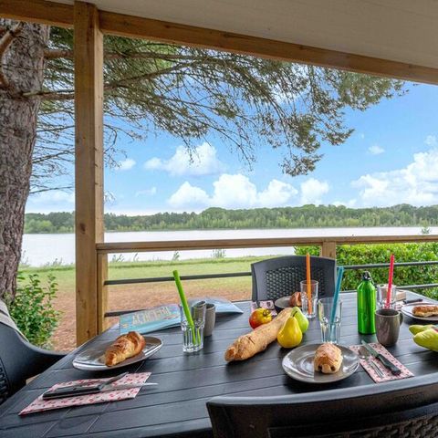Stacaravan 4 personen - Ciela Privilège Bay - 2 slaapkamers - Uitzicht op het meer - barbecue