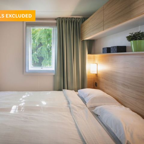 Stacaravan 6 personen - Premium Lounge met 3 slaapkamers
