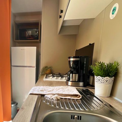 Stacaravan 4 personen - Mobil-home Select TV LV Clim Plancha - 2 slaapkamers - 4 pers.