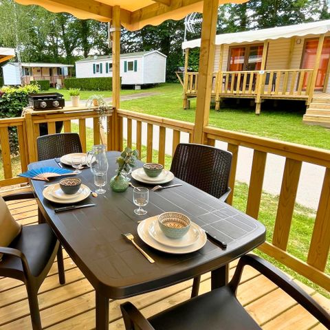 Stacaravan 4 personen - Mobil-home Select TV LV Clim Plancha - 2 slaapkamers - 4 pers.