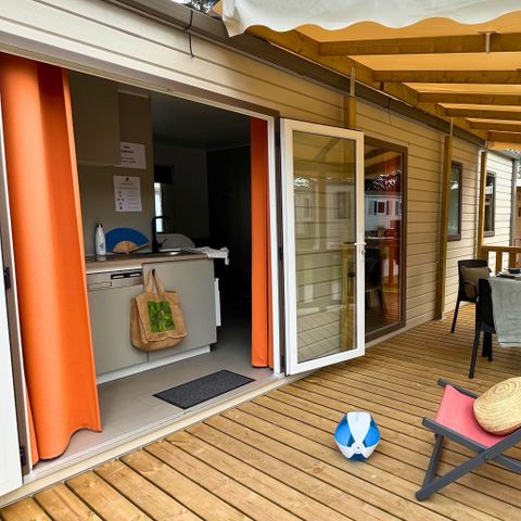Stacaravan 4 personen - Mobil-home Select TV LV Clim Plancha - 2 slaapkamers - 4 pers.