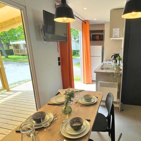 Stacaravan 4 personen - Mobil-home Select TV LV Clim Plancha - 2 slaapkamers - 4 pers.