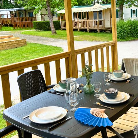 Stacaravan 6 personen - Mobil-home Select TV LV Clim Plancha - 3 slaapkamers - 6 pers.