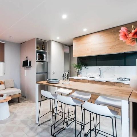 Stacaravan 6 personen - STAR*** met airconditioning 3 slaapkamers 6 pers.