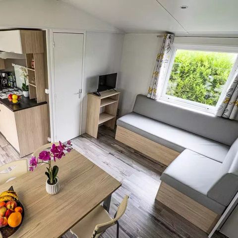 Stacaravan 6 personen - Stacaravan Privilège Noya 4 Kamers 6 Personen + TV