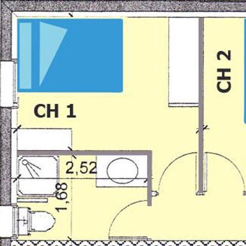 VAKANTIEHUIS 6 personen - 52m² flat