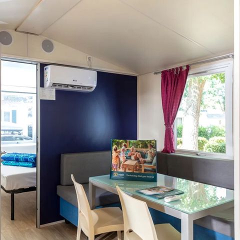Stacaravan 6 personen - Comfort 3 slaapkamers Lounge