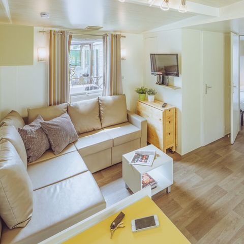 Stacaravan 7 personen - Supreme 3 slaapkamers Lounge Premium zone