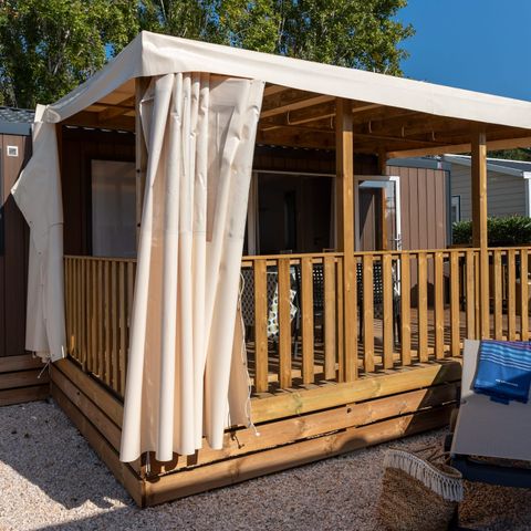 Stacaravan 4 personen - Toscana PREMIUM - Voetgangersgebied