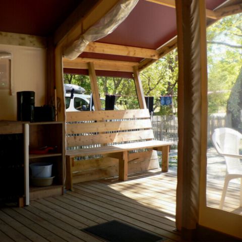 Tent 4 personen - Natuur Comfort 2 slaapkamers 30M2