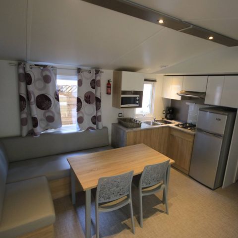 Stacaravan 6 personen - Stacaravan | Comfort | 3 Slaapkamers | 6 Pers. | Verhoogd terras