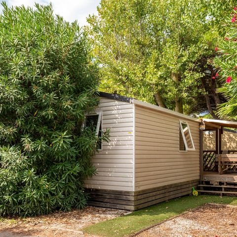 Stacaravan 4 personen - Stacaravan | Comfort | 2 Slaapkamers | 4 Pers | Eenpersoons terras | Airconditioning | TV