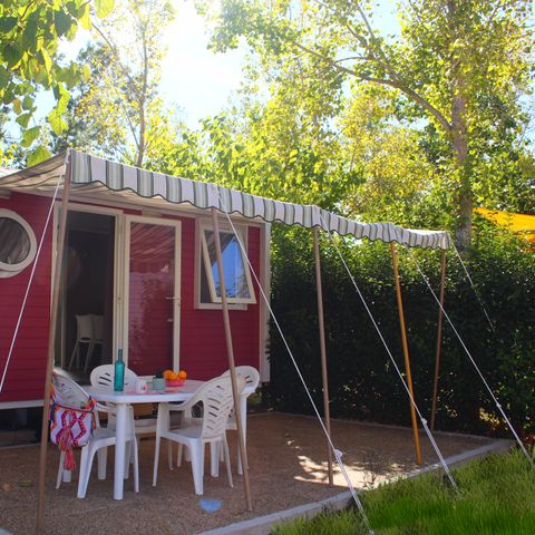 Stacaravan 2 personen - EL PEQUENO - 1 slaapkamer - ZATERDAG