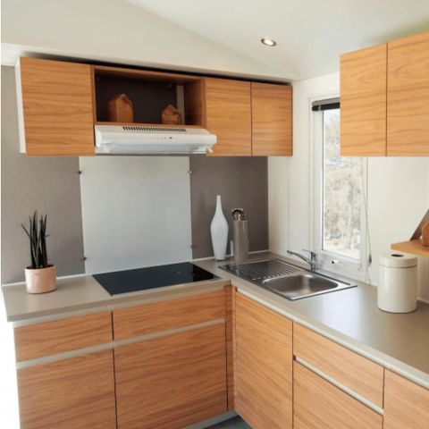 Stacaravan 6 personen - YUCATAN - 3 slaapkamers - TV - CLIM - PLANCHA