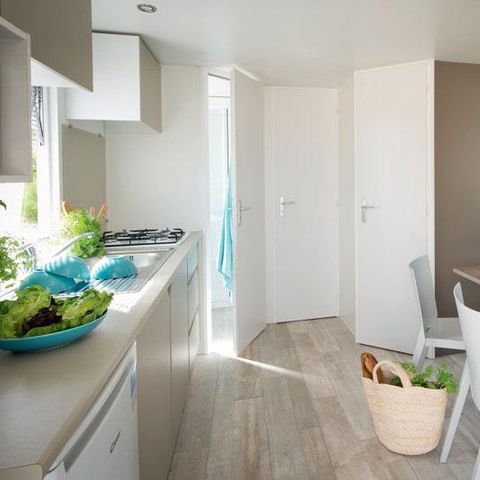 Stacaravan 4 personen - CANCUN - 2 Slaapkamers - ZONDAG