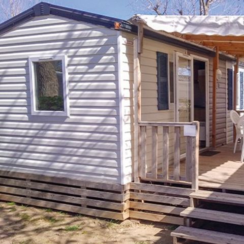 Stacaravan 4 personen - Comfort | 2 Slaapkamers | 4 Pers. | Verhoogd terras