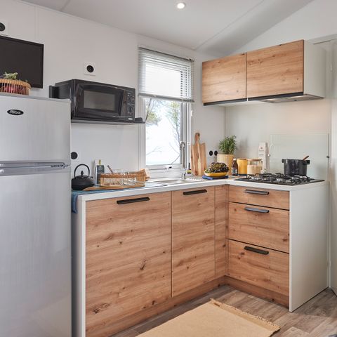 Stacaravan 6 personen - Venezia CONFORT Airconditioning.