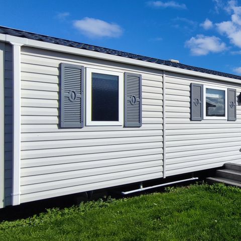 Stacaravan 4/6 personen - Premium 38 m² - 2 slaapkamers - Terras – uitzicht op zee