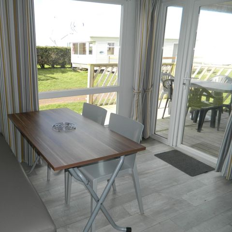 Stacaravan 8 personen - 28 tot - 35 m² - 3 slaapkamers - Terras met uitzicht op zee - Voor - 6 tot