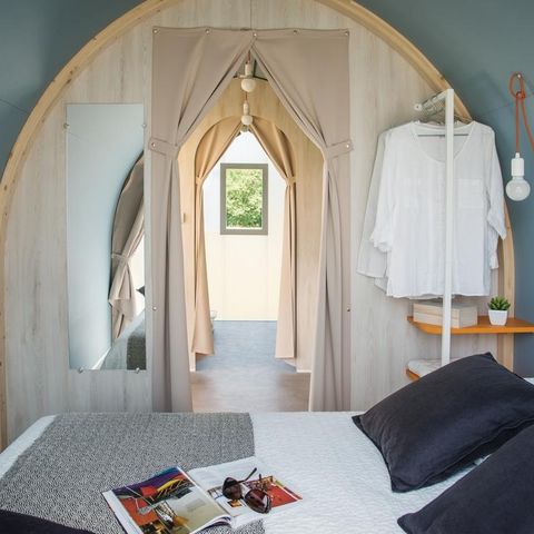Glampingtent 4 personen - CocoSweet 16 m² (2 slaapkamers) + terras, 4 personen