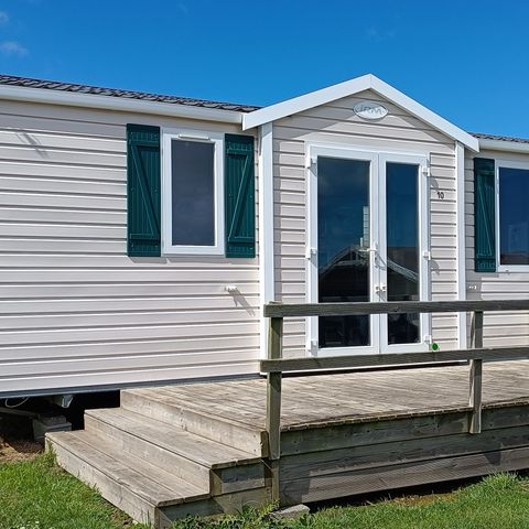 Stacaravan 4/6 personen - Standaard van 32 m² - 2 slaapkamers - Terras - Voor