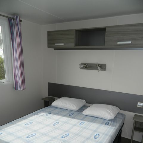Stacaravan 4/6 personen - Standaard van 32 m² - 2 slaapkamers - Terras - Voor