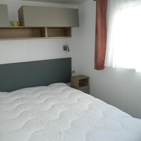 Stacaravan 6 personen - Premium 40m² (3 kamers) + Terras - Uitzicht op zee