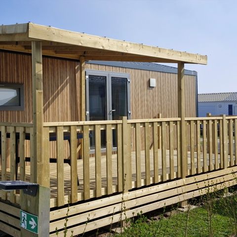 Stacaravan 6 personen - Nieuw voor 2025 - Stacaravan Premium 33m² (2 kamers) + Terras
