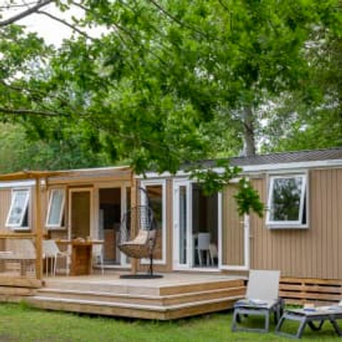 Stacaravan 5 personen - Cottage Roselière 6p 3ch 2SdB Premium