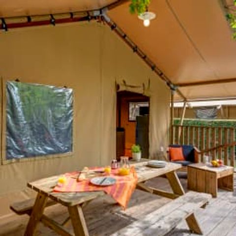 Safaritent 5 personen - Lodge Safari 5p 2bed ****