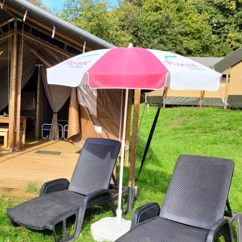 Safaritent 5 personen - Lodge 3 kamers 5 personen zonder sanitair