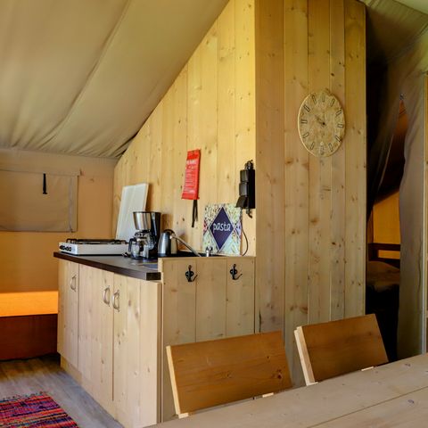 Safaritent 5 personen - Safari met sanitair 5 personen VODA