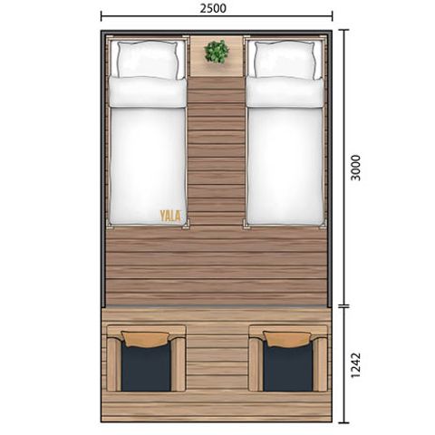 Safaritent 2 personen - Safari Tent I 2 pax 