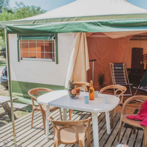 Glampingtent 5 personen - Bengaals (zonder sanitair)
