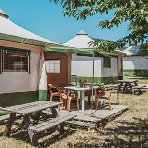 Glampingtent 5 personen - Bengaals (zonder sanitair)