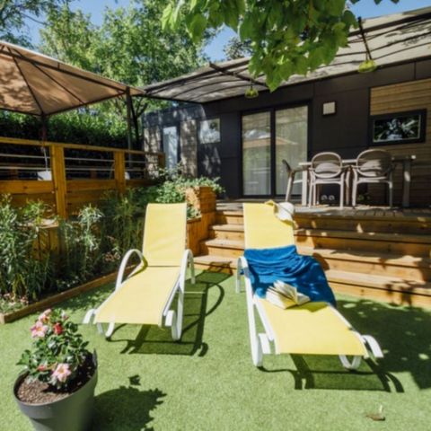 Stacaravan 4 personen - Loisir Prestige LUXE TAOS 40m² 40m² Loisir Prestige LUXE TAOS 40m² 40m² Loisir Prestige LUXE TAOS