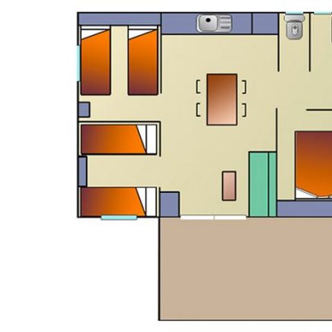 Chalet 6 personen - Comfort