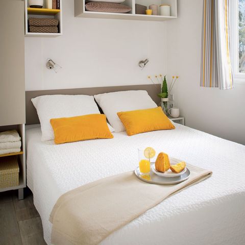 Stacaravan 6 personen - Cottage Confort 32m², 7pl-3ch