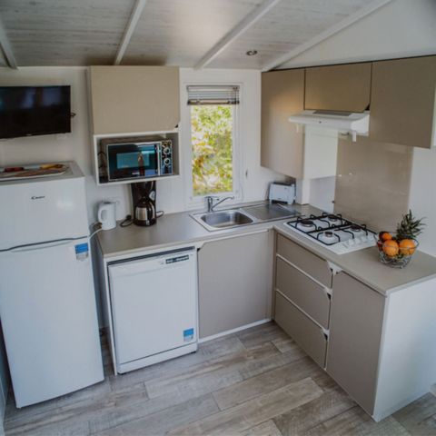 Stacaravan 6 personen - Cottage Confort 32m², 7pl-3ch
