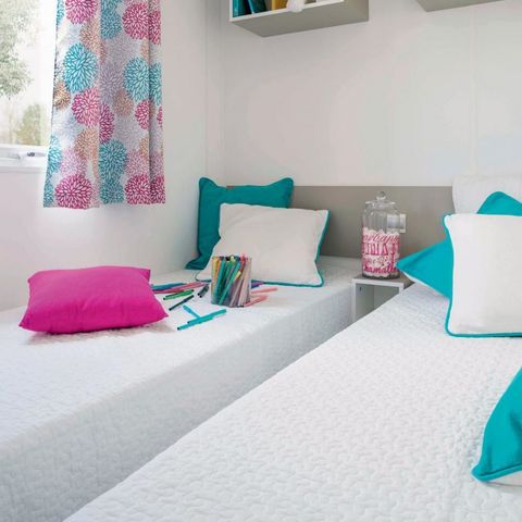 Stacaravan 6 personen - Cottage Confort 32m², 7pl-3ch
