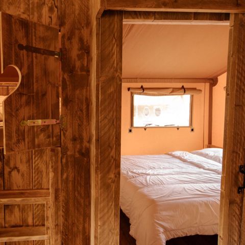 Safaritent 6 personen - Rivierlodge 49m², 6pl-3ch