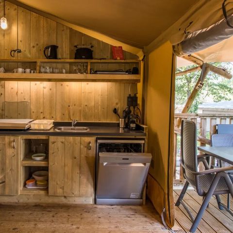 Safaritent 6 personen - Lodgetent Premium XL