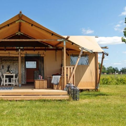 Safaritent 5 personen - Valkanela - Safaritent Bella Lodge + sanitair + airco (6P)